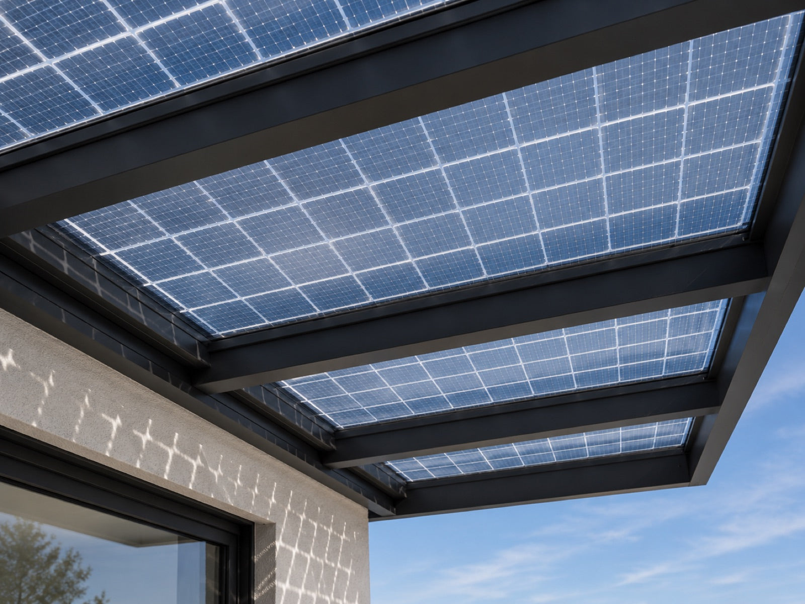 Solar-Transparent-Eindeckung