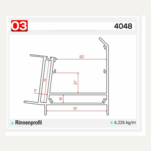 4048 — Querschnitt / Zeichnung