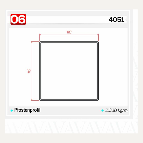 4051 — Querschnitt / Zeichnung