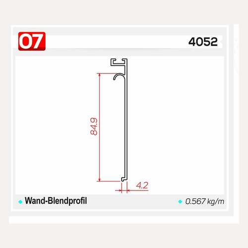 4052 — Querschnitt / Zeichnung