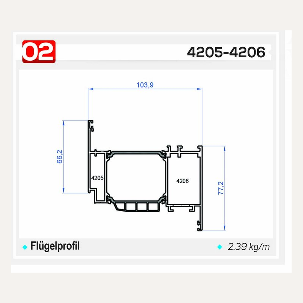 4205-4206 — Querschnitt / Zeichnung