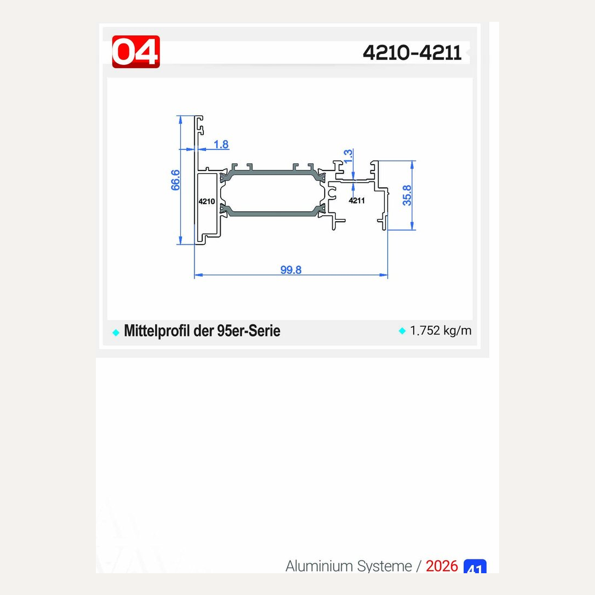 4210-4211 — Querschnitt / Zeichnung