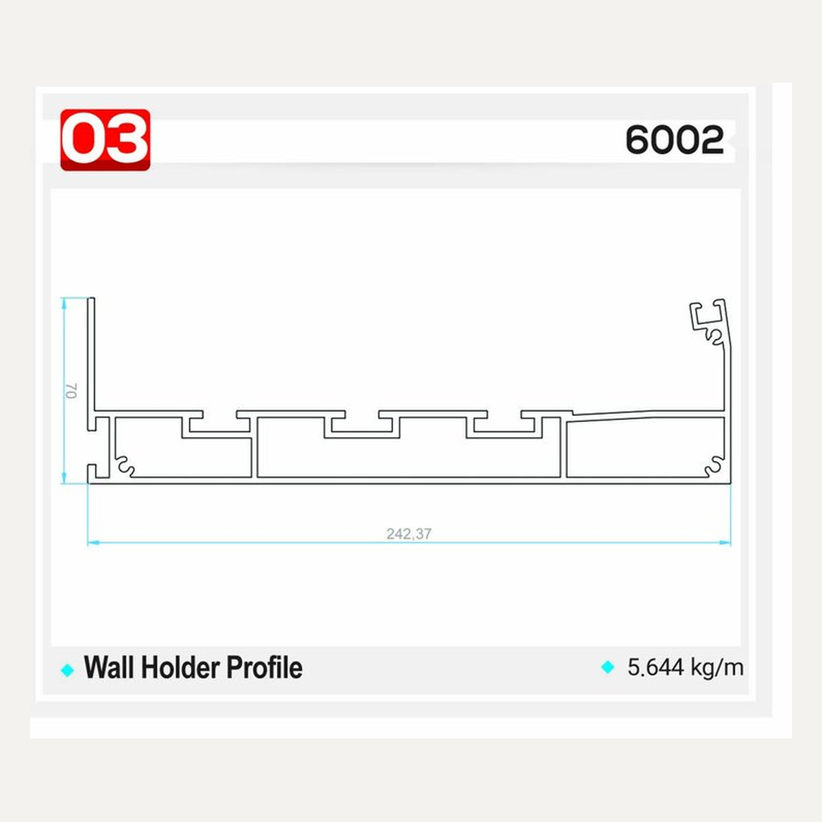 6002 — Querschnitt / Zeichnung