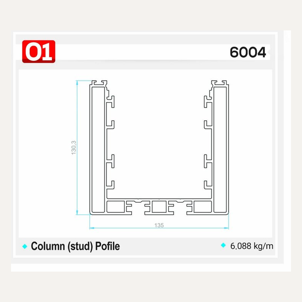 6004 — Querschnitt / Zeichnung