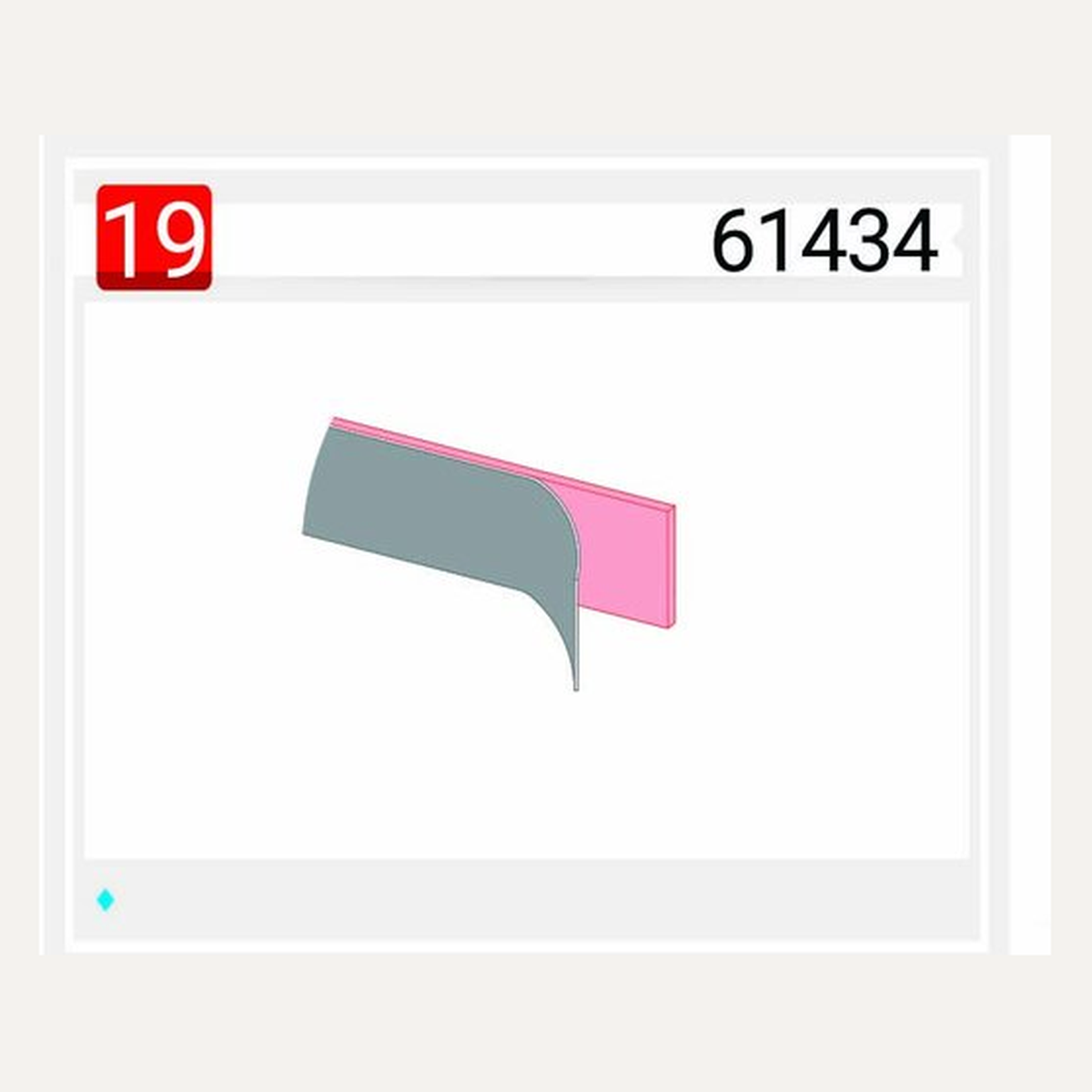 61434 — Querschnitt / Zeichnung