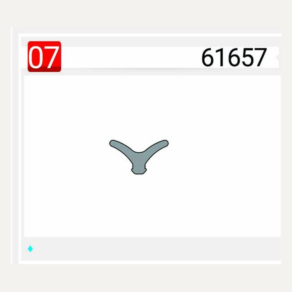 61657 — Querschnitt / Zeichnung