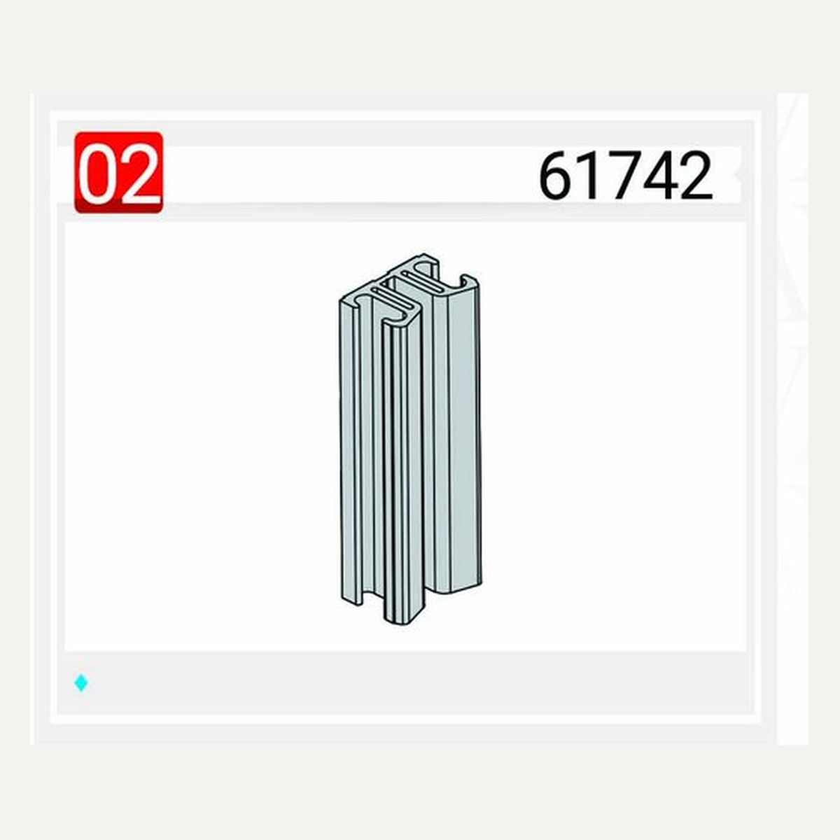 61742 — Querschnitt / Zeichnung