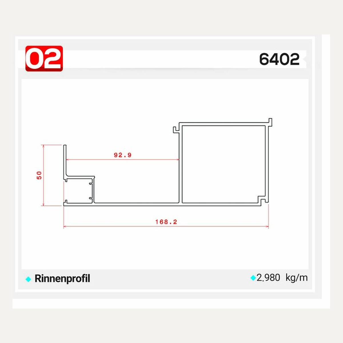 6402 — Querschnitt / Zeichnung