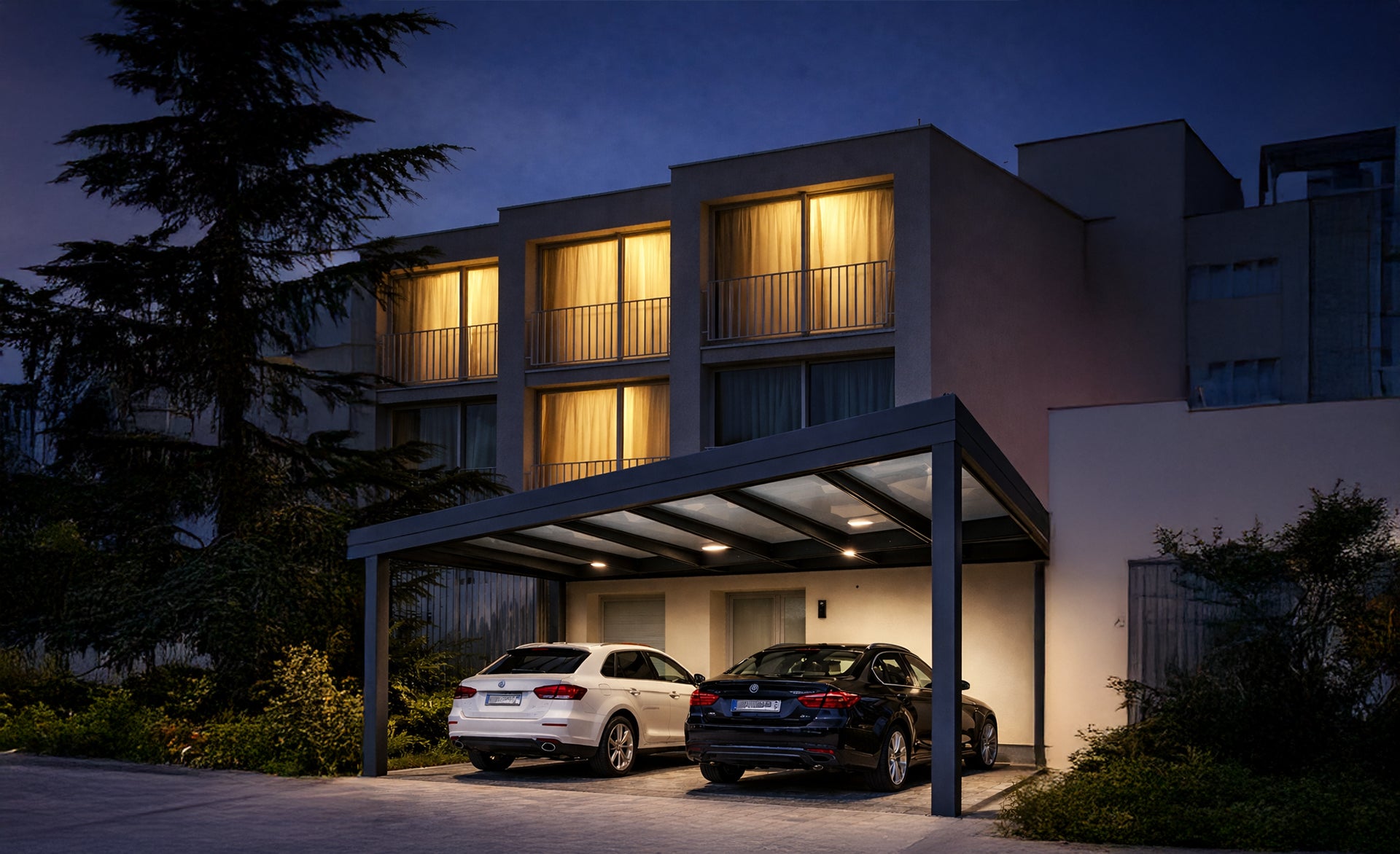 ALUXIL Carport – Doppelcarport