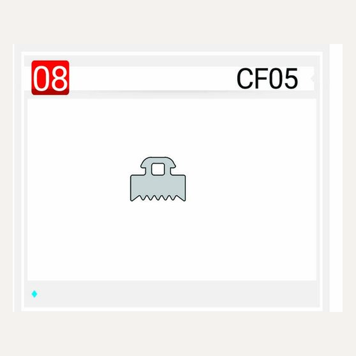 CF05 — Querschnitt / Zeichnung