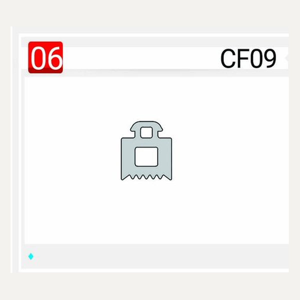 CF09 — Querschnitt / Zeichnung