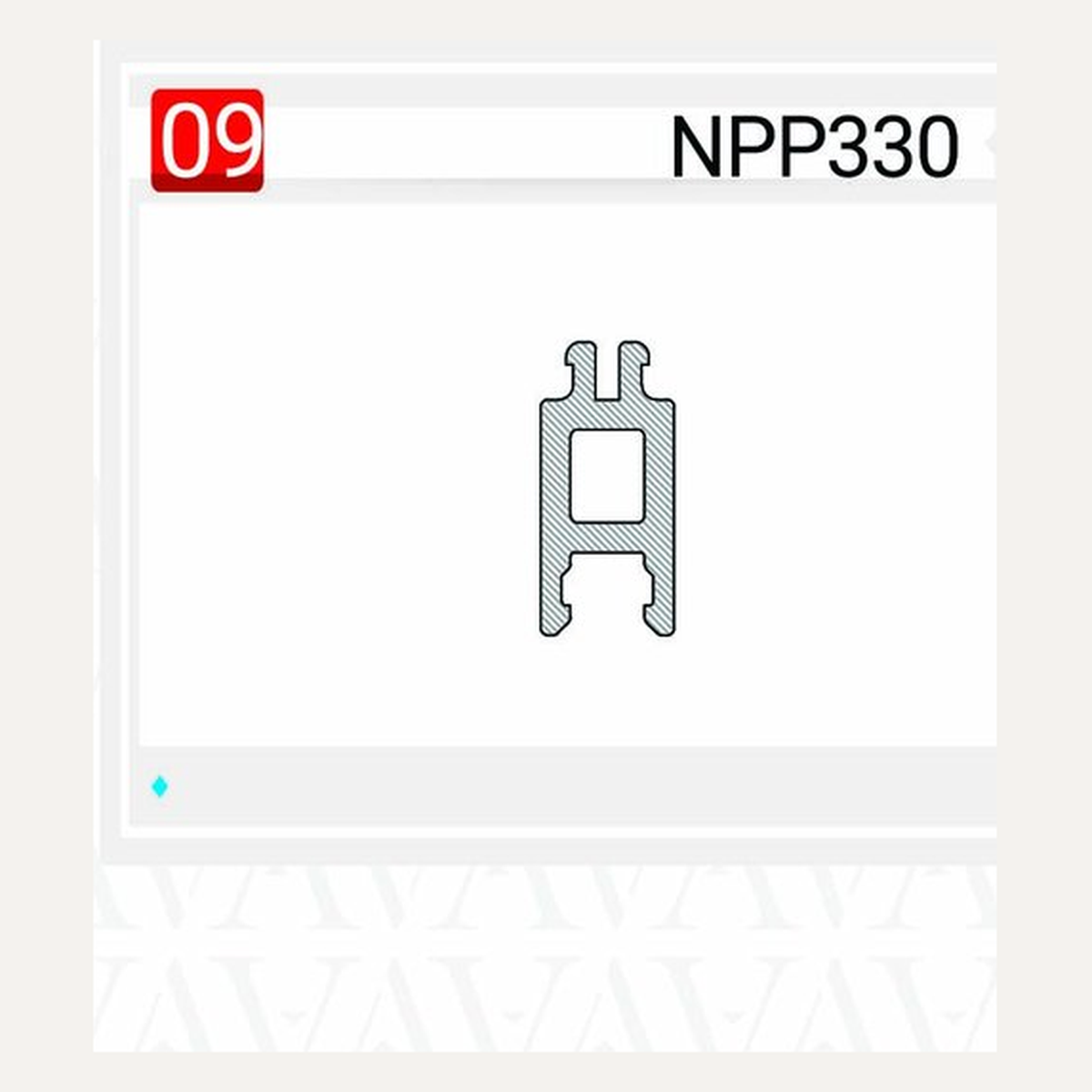 NPP330 — Querschnitt / Zeichnung